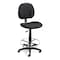 Boss Black Fabric Drafting Stools with Footring B1690-BK - alternate 1